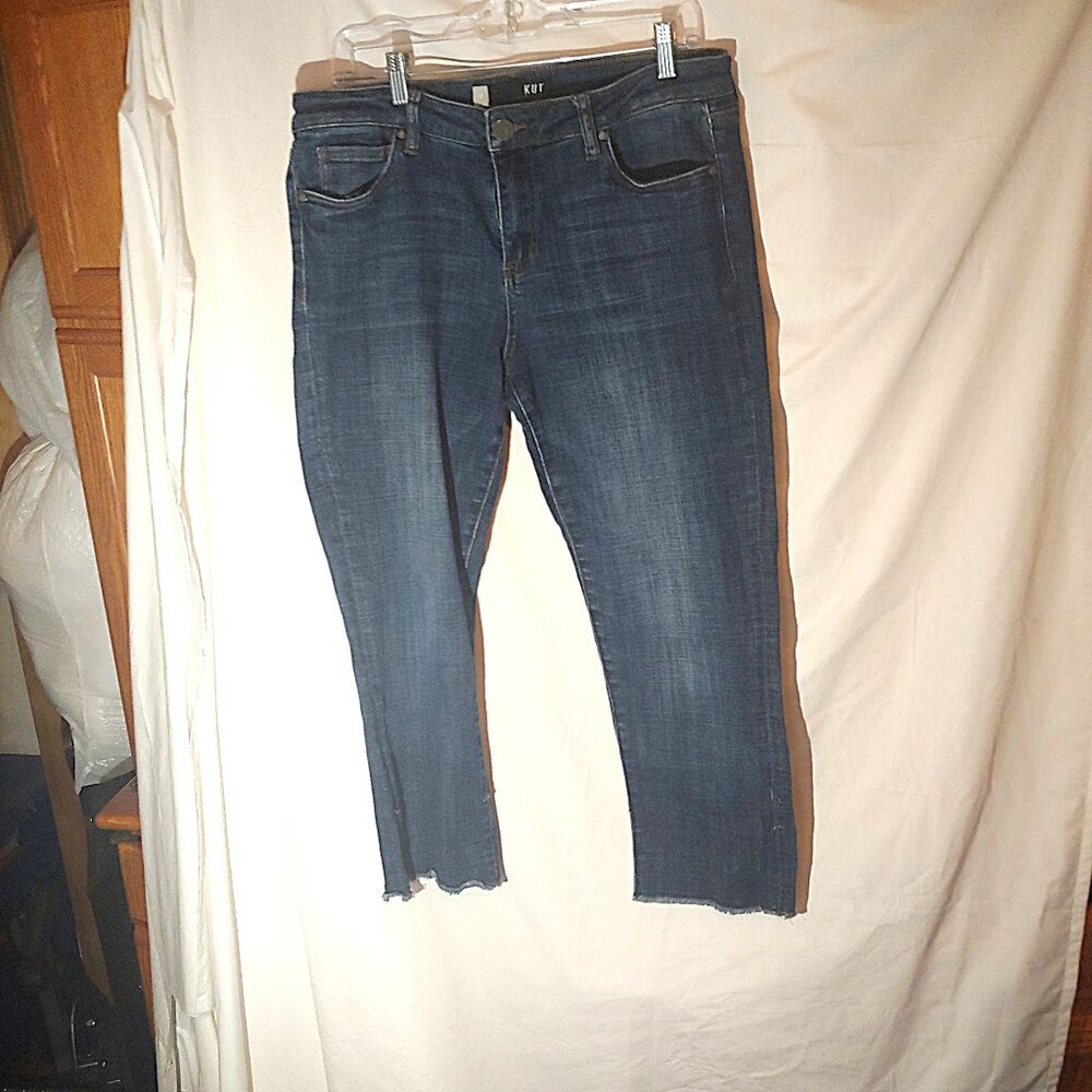 KUT from the Kloth High-Rise Cropped Jeans